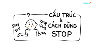 Cấu trúc stop và cách dùng