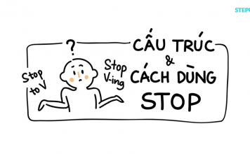 Cấu trúc stop và cách dùng