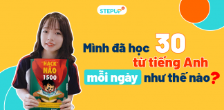 Mẹo học 30 từ tiếng Anh mỗi ngày cùng sách Hack Não 1500